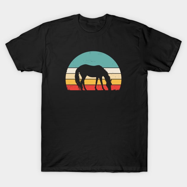 Retro Horse Design Thoroughbred Appaloosa T-Shirt by BlueTodyArt